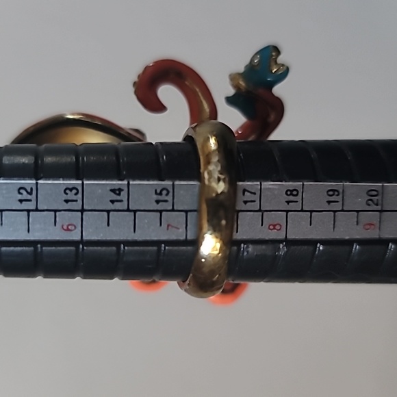 Vintage! BETSEY JOHNSON Jewels Of The Sea Collection Octopus Ring. 7.5 - Picture 7 of 8